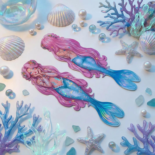 Mermaid double-sided Bookmark premium