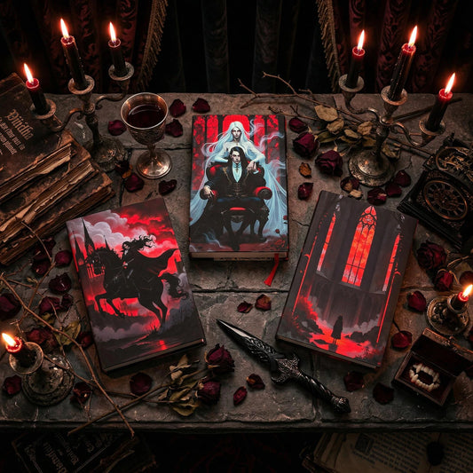 Set of 3 Dust Jackets Inspired by Vampire Trilogy CUSTOM FIT