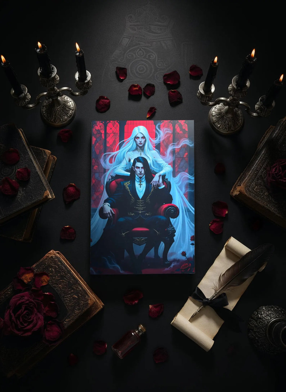 Set of 3 Dust Jackets Inspired by Vampire Trilogy CUSTOM FIT