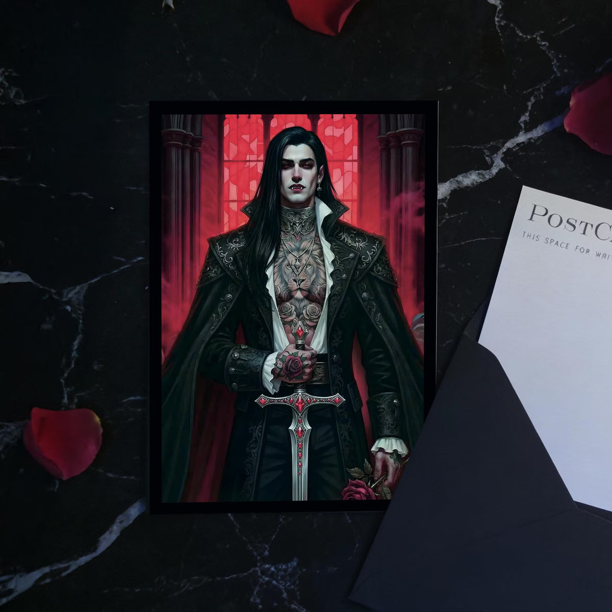 Set of 3 Vampire Empire Art Postcards