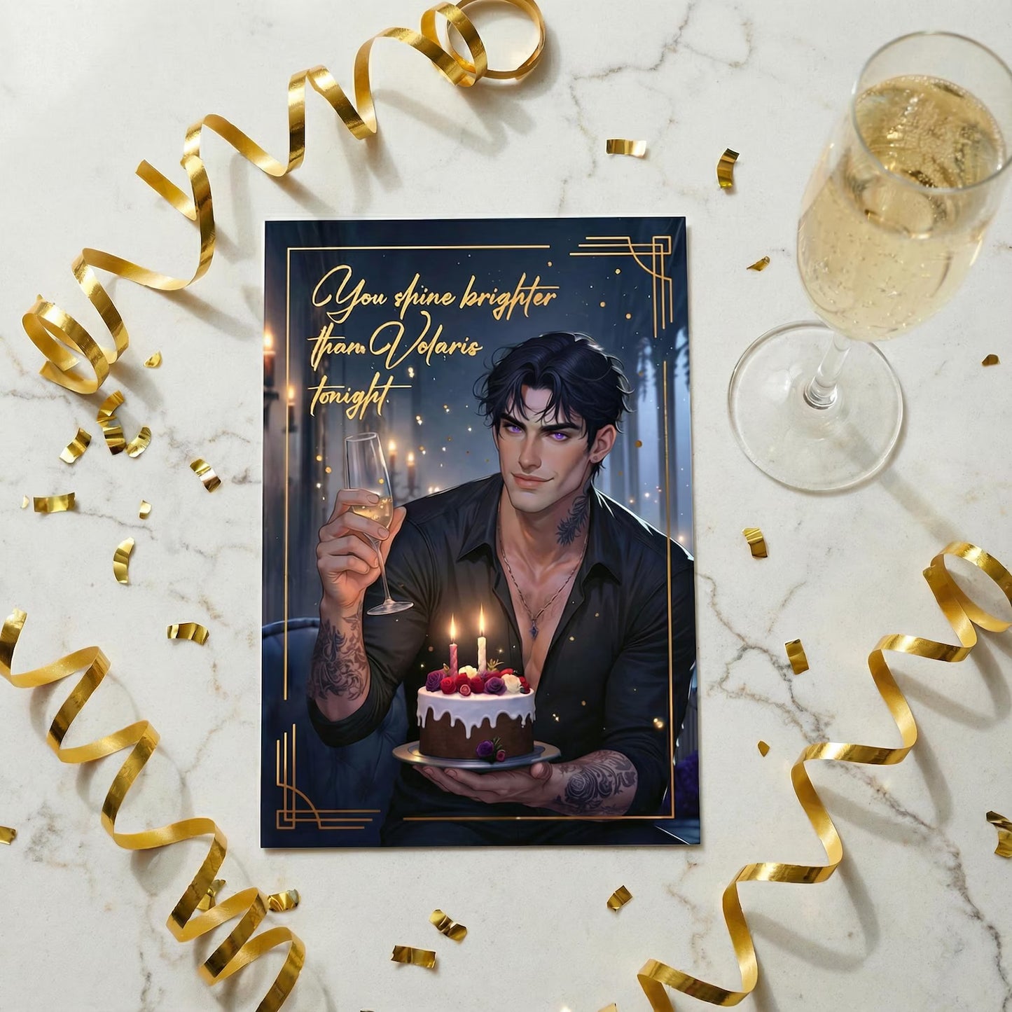 ACOTAR Inspired Birthday Card A6