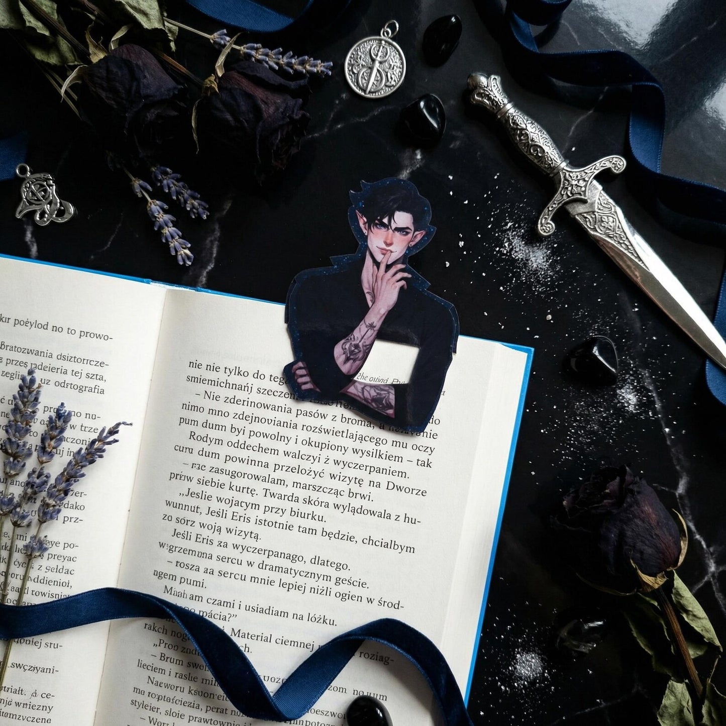 Rhysand double-sided Bookmark premium