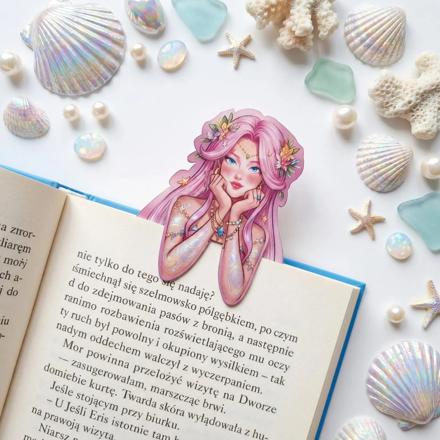 Mermaid double-sided Bookmark premium