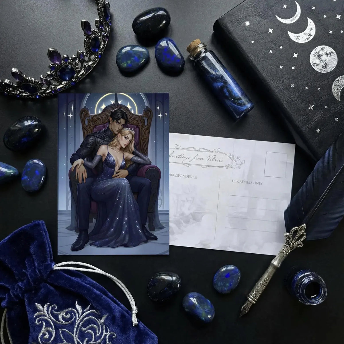 Feyre & Rhysand Art Postcard