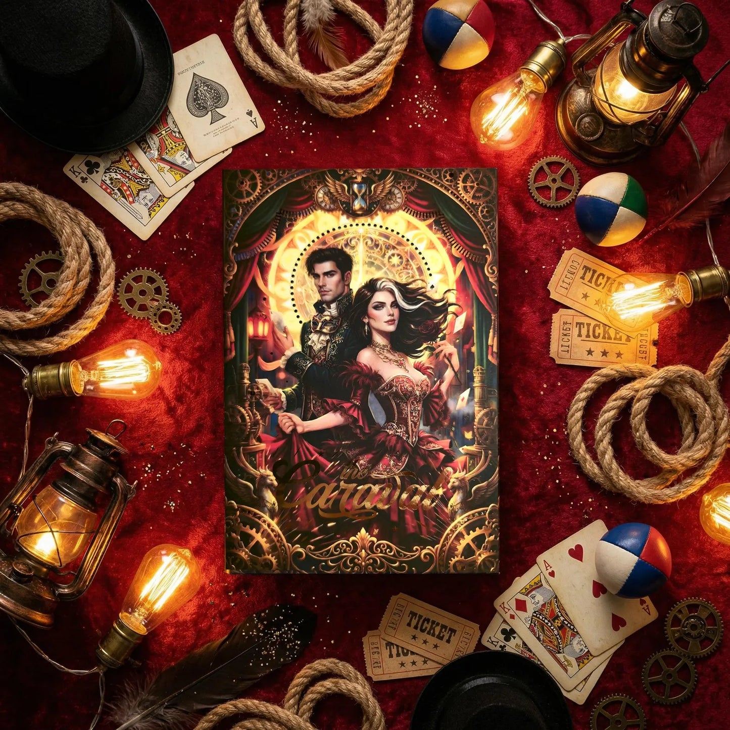 Dust Jacket for Caraval (I) CUSTOM FIT