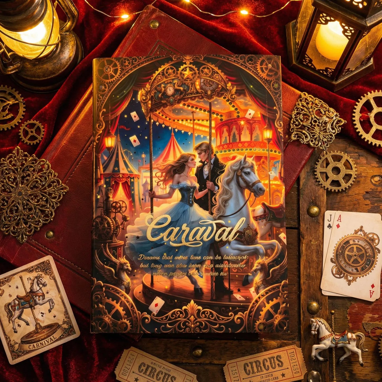 Dust Jacket for Caraval (I) CUSTOM FIT