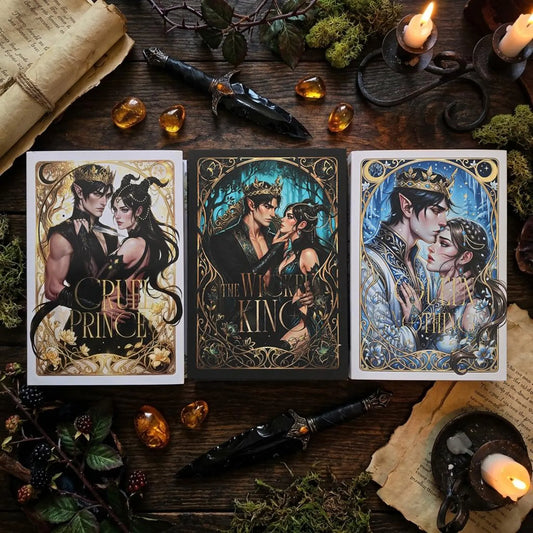 Dust Jackets Set Cruel Prince, Wicked King, Queen of Nothing Dust Jackets Set (I-III) CUSTOM FIT
