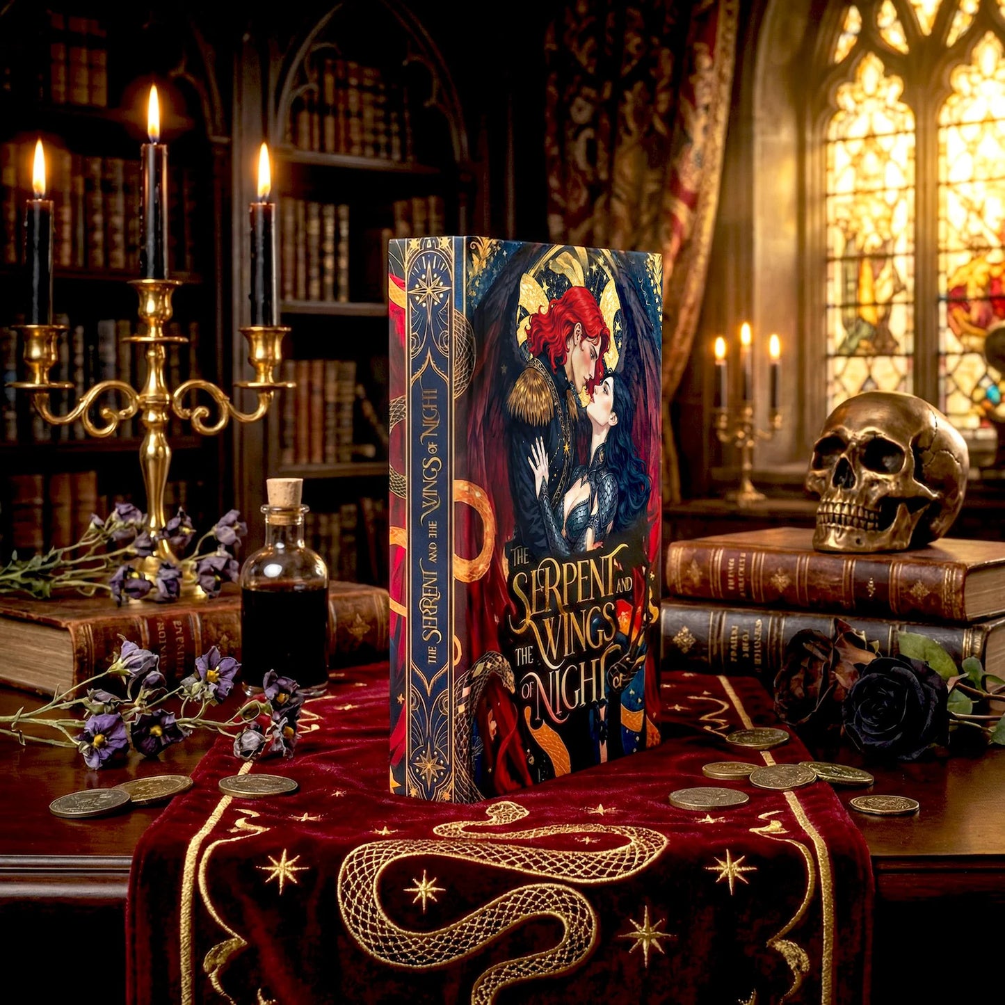 Dust Jacket for The Serpent and the Wings of Night (I) CUSTOM FIT