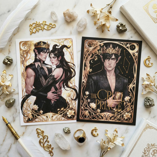 Cruel Prince double-sided Art Postcard