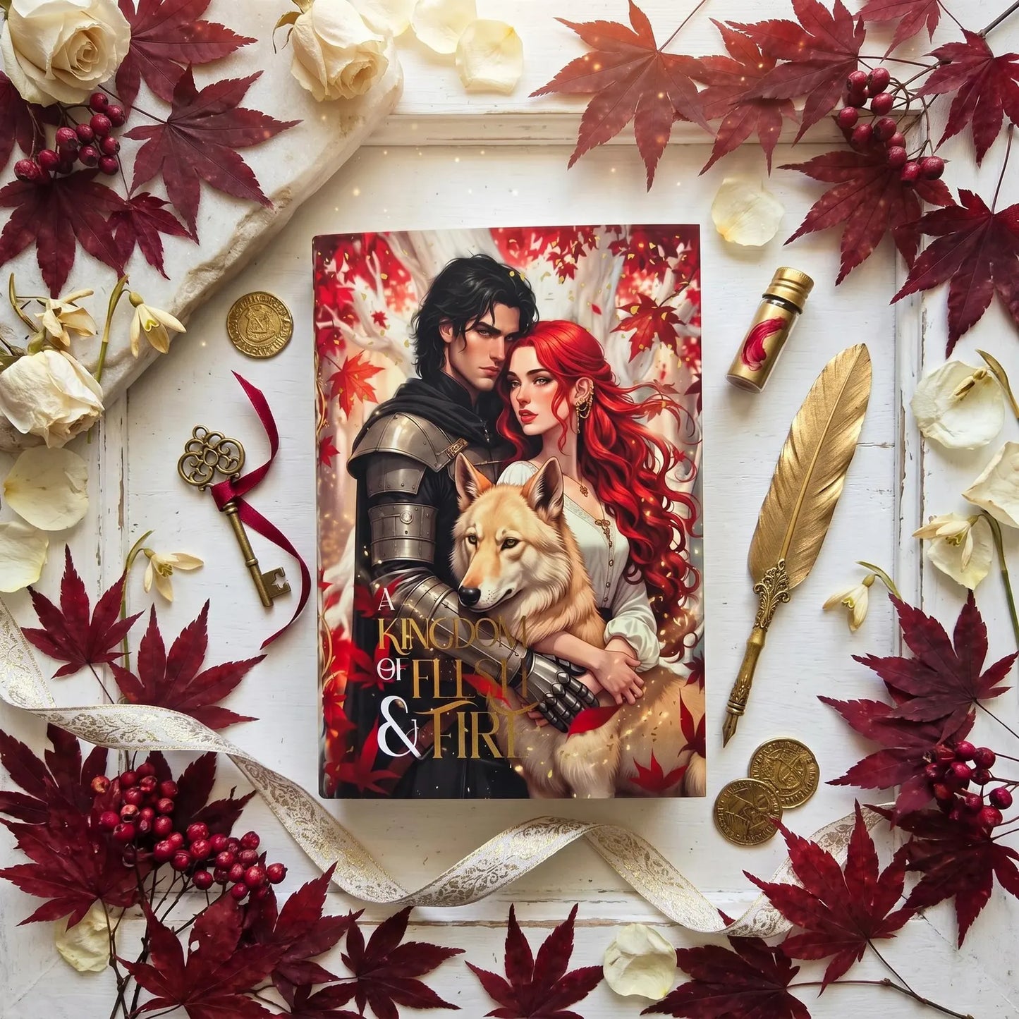 Dust Jacket for A Kingdom of Flesh and Fire (II) CUSTOM FIT