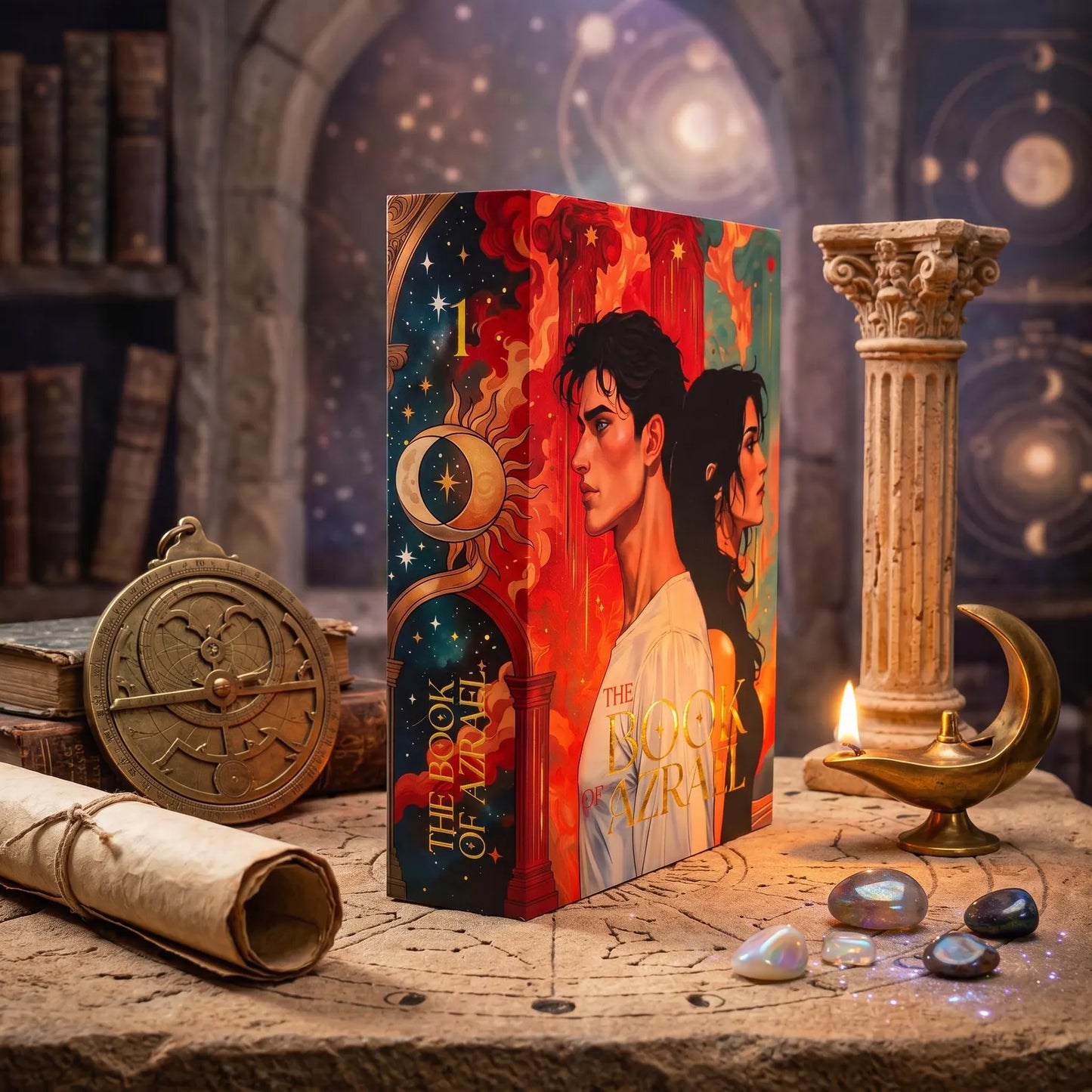 Dust Jacket  for The Book of Azrael (I) CUSTOM FIT
