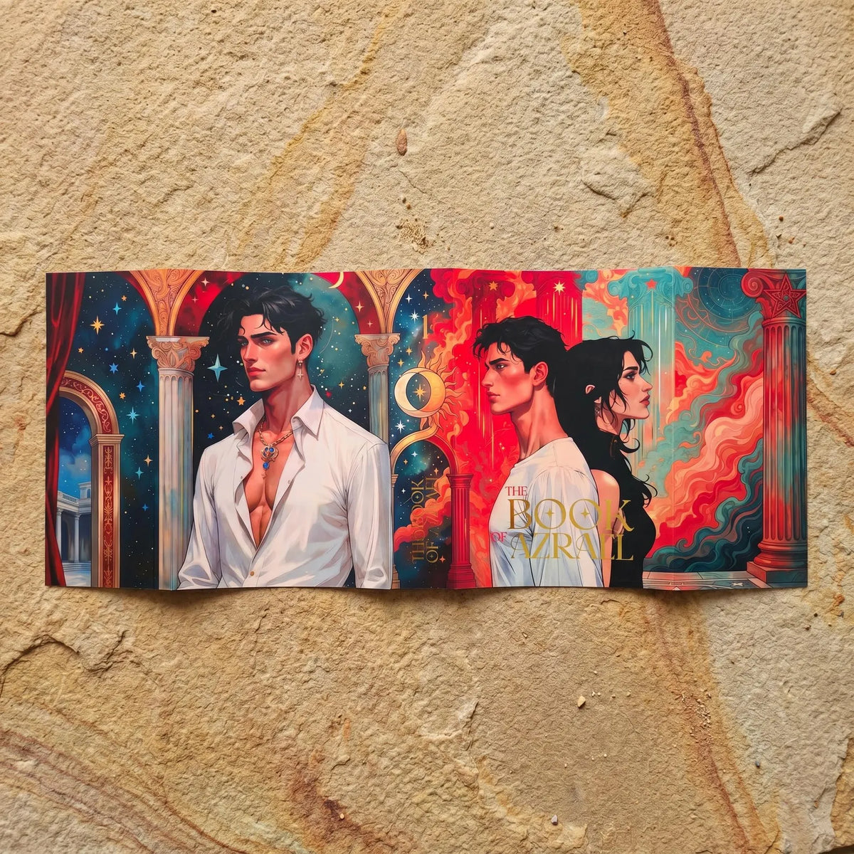 Dust Jacket  for The Book of Azrael (I) CUSTOM FIT