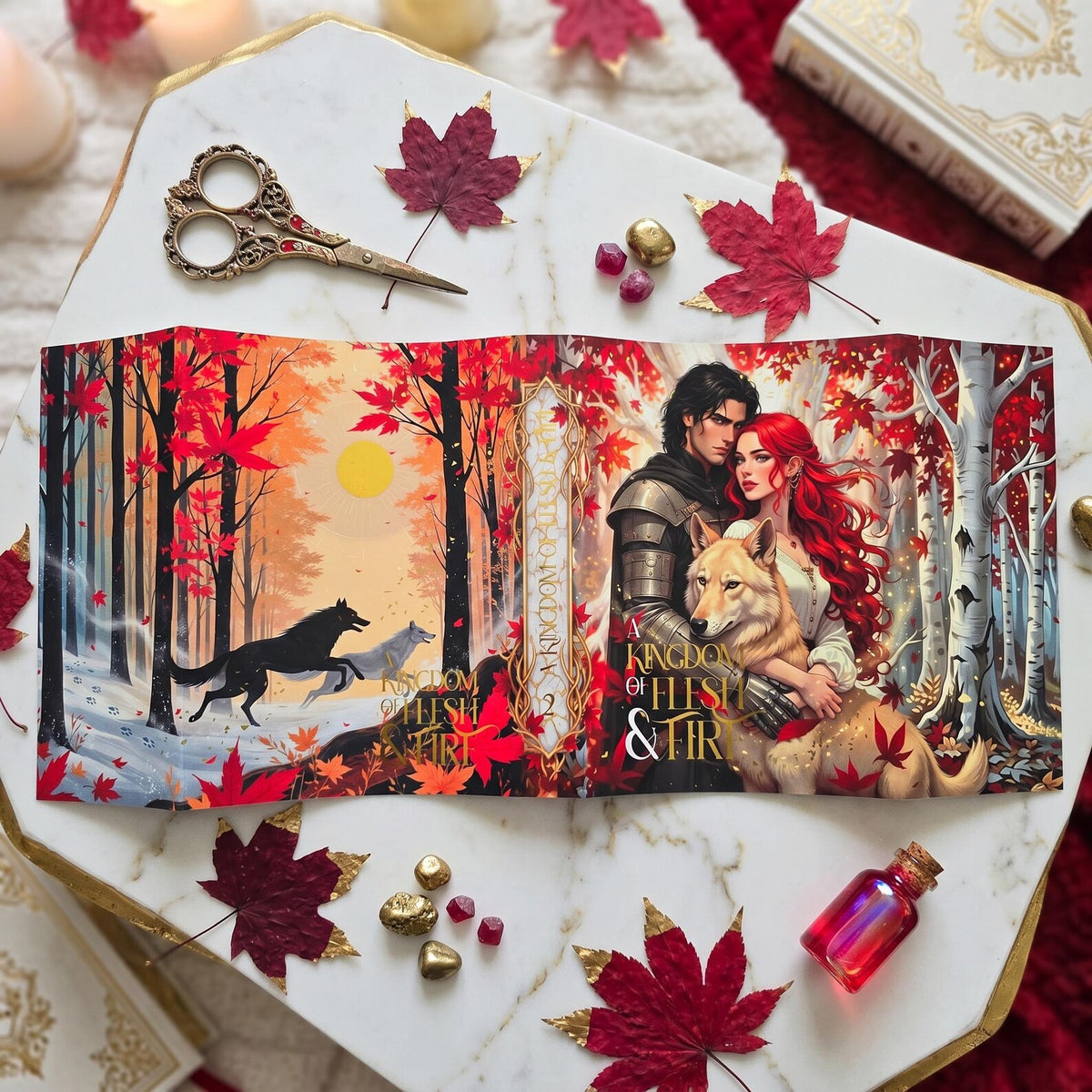 Dust Jacket for A Kingdom of Flesh and Fire (II) CUSTOM FIT