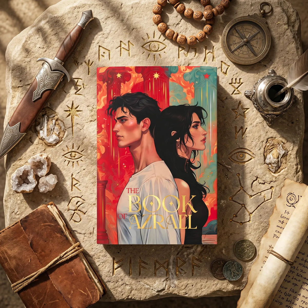 Dust Jacket  for The Book of Azrael (I) CUSTOM FIT