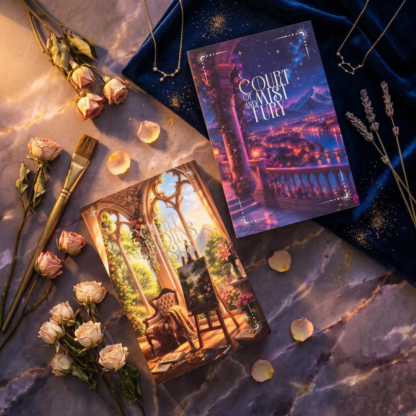 Dust Jackets for ACOTAR series (I-V) CUSTOM FIT