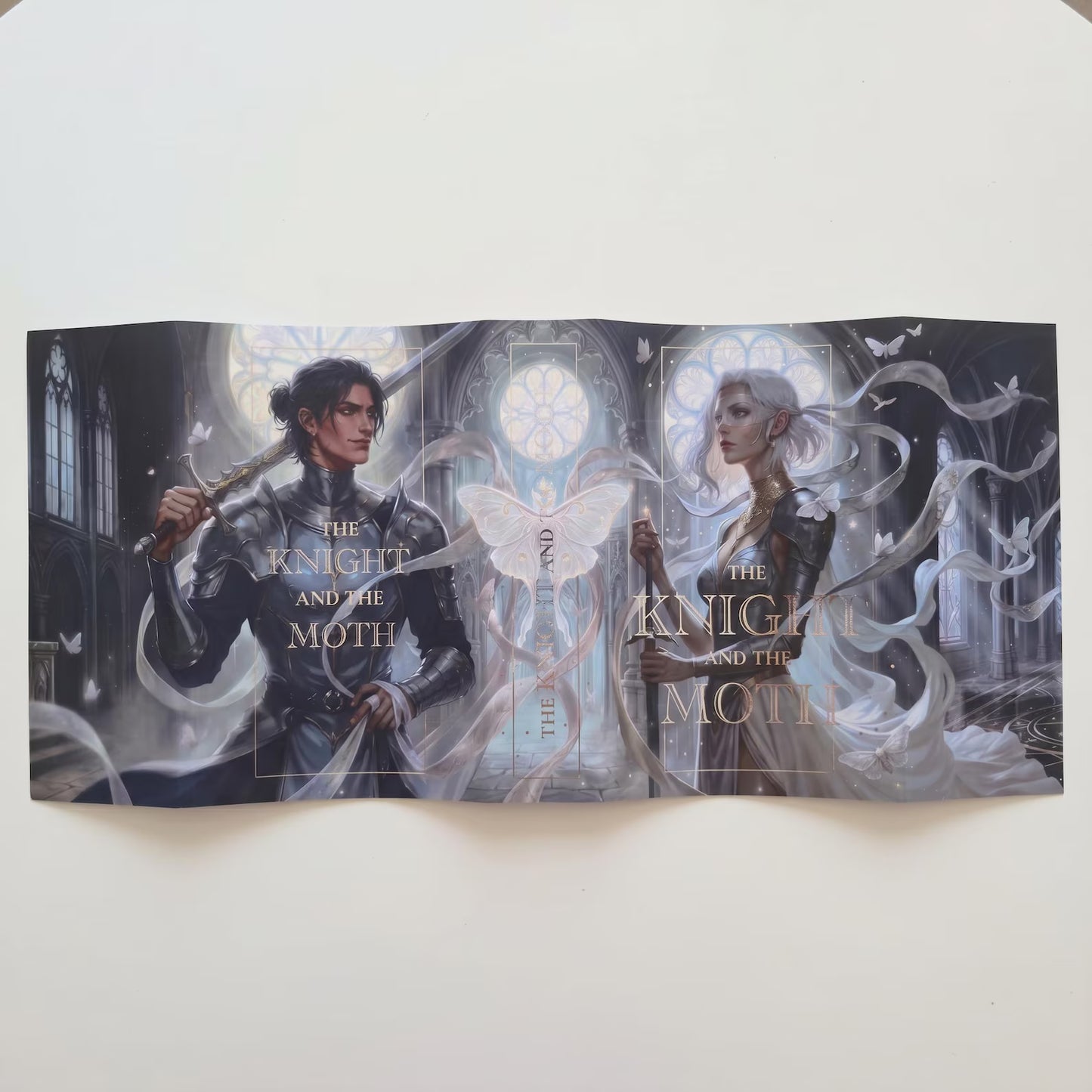 Dust Jacket for The Knight and the Moth CUSTOM FIT