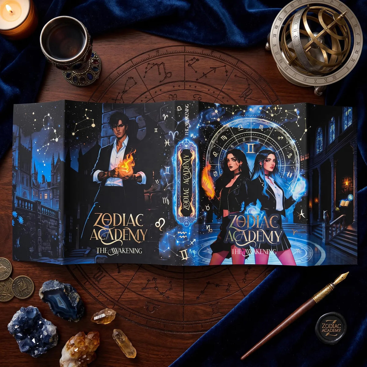 Dust Jacket for Zodiac Academy | The Awakening (I) CUSTOM FIT