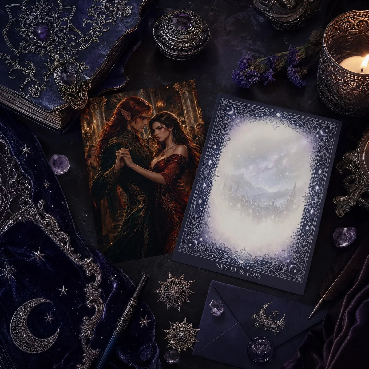 Set of 4 ACOTAR Art Postcards