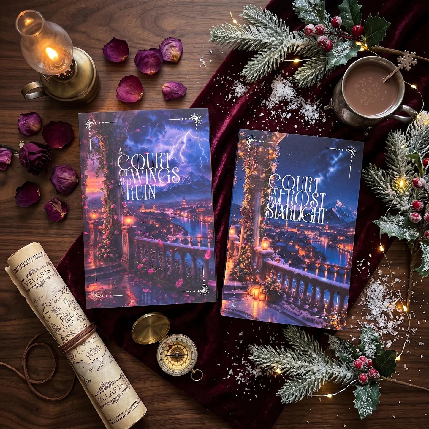 Dust Jackets for ACOTAR series (I-V) CUSTOM FIT