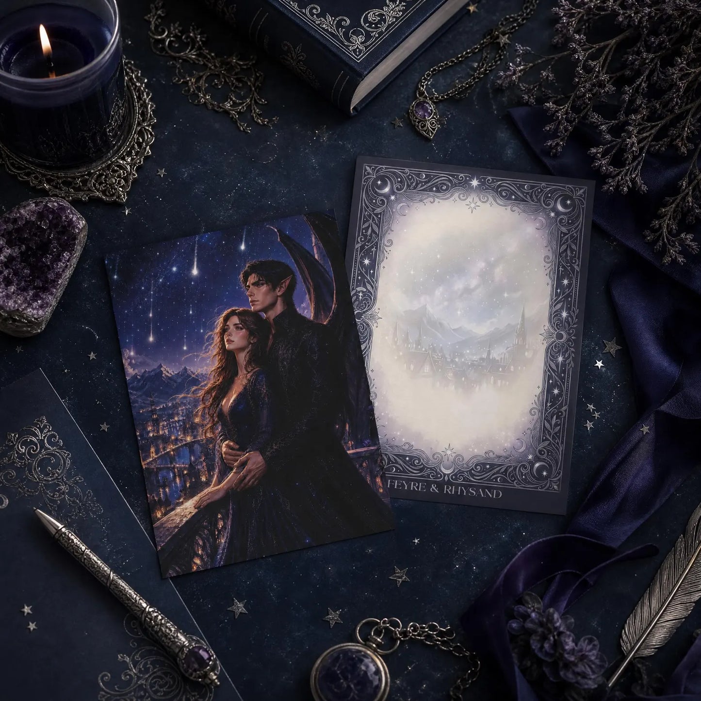 Set of 4 ACOTAR Art Postcards
