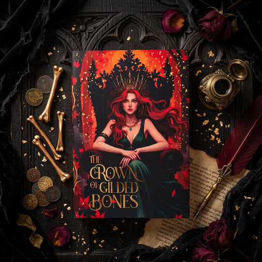 Dust Jacket for The Crown of Gilded Bones (III) CUSTOM FIT
