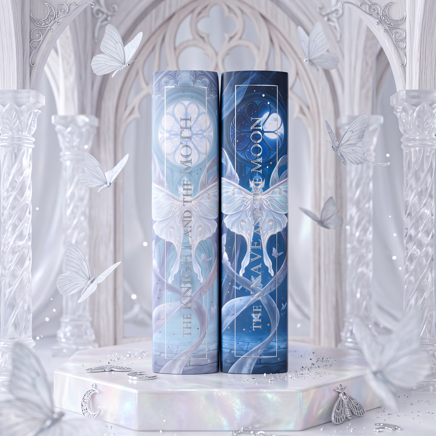 Dust Jackets for The Knight and the Moth & The Knave and the Mooon (I-II) CUSTOM FIT